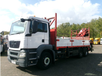 M.A.N. TGS 26.320 6X4 RHD + HMF 2820 K4 - Dropside/ Flatbed truck, Crane truck: picture 5