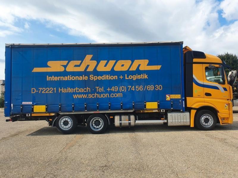 Curtain side truck Mercedes Actros 2542 LL MEGA JUMBO ZUG H&W: picture 10