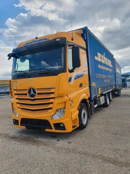 Curtain side truck Mercedes Actros 2542 LL MEGA JUMBO ZUG H&W: picture 3