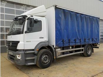 Curtain side truck Mercedes Axor 1824: picture 1