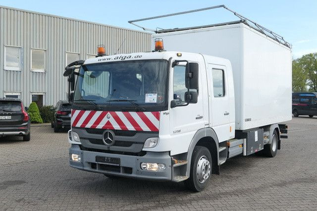 Box truck, Crane truck Mercedes-Benz 1318 Atego 4x2, DOKA, Servicwagen, AHK,Werkstatt: picture 3