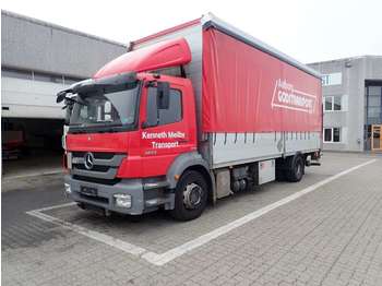 Curtain side truck Mercedes-Benz 1833 Axor lad-lift: picture 1