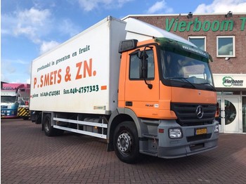 Box truck Mercedes-Benz ACTROS 1832L BOX WITH LIFT EPS 3 PEDALS EURO3!!!!!!!!!!: picture 1