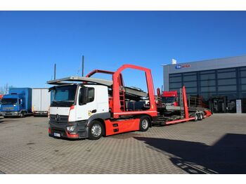 Car transporter truck Mercedes-Benz ACTROS 1843, EURO 6, FOR 8-9 CARS+ EUROLOHR 2010: picture 1