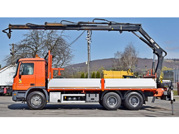 Crane truck, Dropside/ Flatbed truck Mercedes-Benz ACTROS 2636 * HIAB 166BS-3HIDUO+FUNK / 6x4: picture 5
