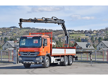 Crane truck, Dropside/ Flatbed truck Mercedes-Benz ACTROS 2636 * HIAB 166BS-3HIDUO+FUNK / 6x4: picture 2