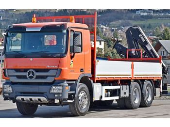 Crane truck, Dropside/ Flatbed truck Mercedes-Benz ACTROS 2636 * HIAB 166BS-3HIDUO+FUNK / 6x4: picture 4
