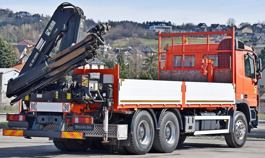 Crane truck, Dropside/ Flatbed truck Mercedes-Benz ACTROS 2636 * HIAB 166BS-3HIDUO+FUNK / 6x4: picture 6