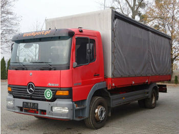 Curtain side truck Mercedes-Benz ATEGO 1218 4x2 EURO3 Pritsche mit Plane: picture 1