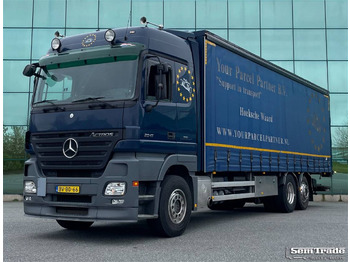 Curtain side truck Mercedes-Benz Actros 2541 6X2 Euro 5 Tail Lift 915 x 250 x 270 Inside Holland Tr: picture 1
