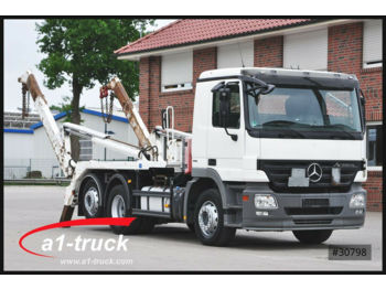 Skip loader truck Mercedes-Benz Actros 2541 Meiller AK 16T Lenkachse,: picture 1