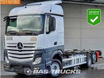 Container transporter/ Swap body truck Mercedes-Benz Actros 2543 LS 6X2 Retarder Liftachse ACC Euro 6: picture 1