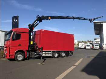 Dropside/ Flatbed truck Mercedes-Benz Actros 2543 L 6x2 Koffer+LBW+Kran+Fly-Jib+Winde: picture 1