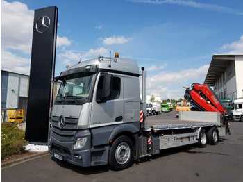Dropside/ Flatbed truck Mercedes-Benz Actros 2548 LL 6x2 Containerpritsche/Kran Funk: picture 1