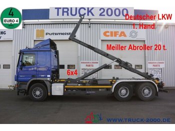 Hook lift truck Mercedes-Benz Actros 2644 6x4 Meiller RK 20.67 20 to. 1.Hand: picture 1