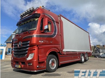 Curtain side truck Mercedes-Benz Actros 2751 6x2 2751L 6x2, Euro6, pluimvee/rolzeil: picture 1