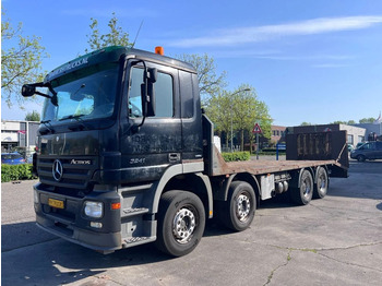 Car transporter truck Mercedes-Benz Actros 3241 8X4 + HYDRAULIC RAMP - FULL STEEL SU: picture 1