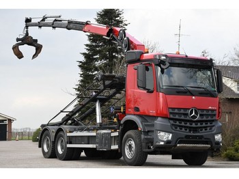 Cable system truck, Crane truck Mercedes-Benz Arocs 2643 !!EURO6!!6x4!!KRAAN/KRAN/KABEL/ABROLLKIPPER!!2017!!117dkm: picture 1