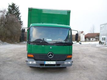 Curtain side truck Mercedes-Benz Atege 818L: picture 1