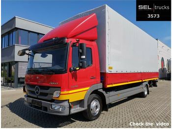Curtain side truck Mercedes-Benz Atego 1018 4x2 / Ladebordwand: picture 1