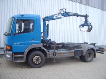 Cab chassis truck Mercedes-Benz Atego 1218 4x2 Atego 1218 4x2 mit Kran MKG HLK25: picture 1