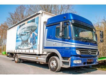 Curtain side truck Mercedes-Benz Atego 1222 alter Tacho Pritsche Plane EURO5: picture 1