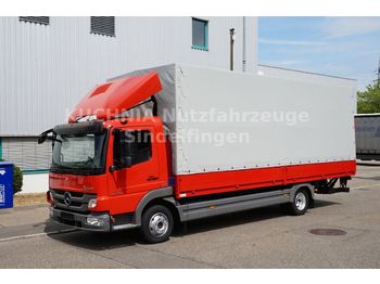 Curtain side truck Mercedes-Benz Atego 818L Pritsche 7,12m Plane LBW Klima Kamera: picture 1