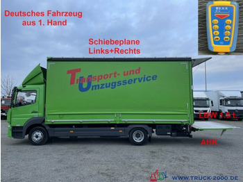 Curtain side truck MERCEDES-BENZ Atego 821