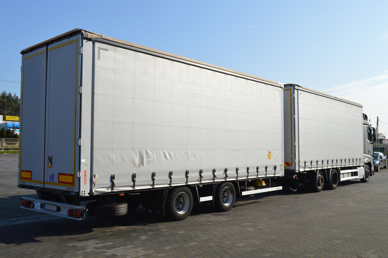 Curtain side truck Mercedes-Benz Mercedes-Benz Wecon ACTROS 2545 MP4 EURO 6 JUMBO SET ZUG 1.HAND ACTROS 2545 MP4 EURO 6 JUMBO SET ZUG 1.HAND PC2: picture 6