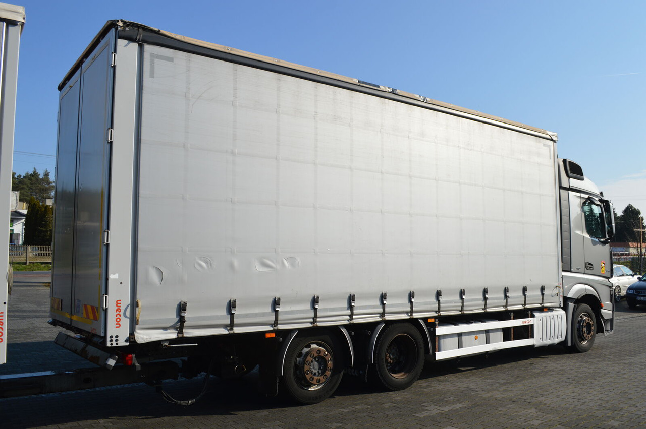 Curtain side truck Mercedes-Benz Mercedes-Benz Wecon ACTROS 2545 MP4 EURO 6 JUMBO SET ZUG 1.HAND ACTROS 2545 MP4 EURO 6 JUMBO SET ZUG 1.HAND PC2: picture 8