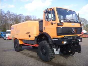 Cab chassis truck, Ground support equipment Mercedes SK 2031 4x4x4 Schmidt CJS9 airport sweeper snow plough: picture 5