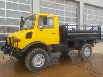 Dropside/ Flatbed truck, Municipal/ Special vehicle Mercedes Unimog: picture 1