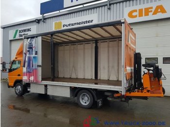Curtain side truck Mitsubishi Canter 9C18 Edscha inkl. Mitnahmestapler 1.5t.: picture 1