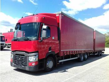 Curtain side truck RENAULT T 460 6x2  EURO 6: picture 1