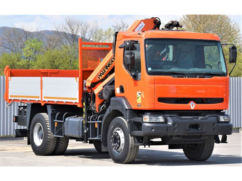 Tipper, Crane truck Renault KERAX 320* PK 11502 * TOPZUSTAND: picture 4