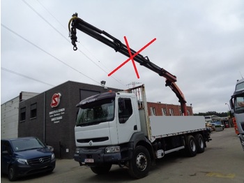 Dropside/ Flatbed truck Renault Kerax 420 6x4 chassis NO crane!: picture 1