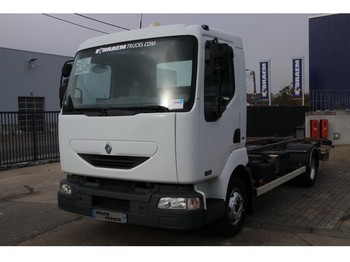 Container transporter/ Swap body truck Renault MIDLUM 180 (10 T) + DHOLLANDIA: picture 1