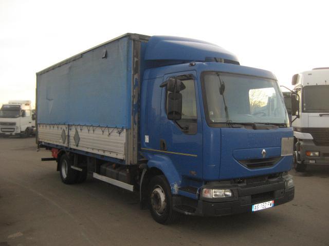 Curtain side truck Renault Midlum 180: picture 2