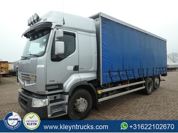 Curtain side truck Renault PREMIUM 380 6x2 high roof: picture 1