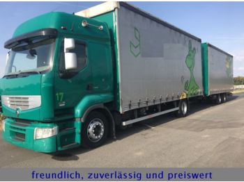 Curtain side truck Renault PREMIUM 460 * RETARDER*JUMBO ZUG * MIT ANHÄNGER*: picture 1