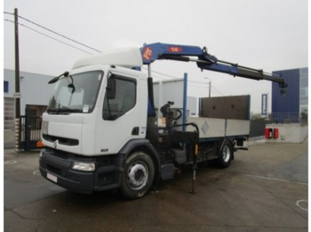 Dropside/ Flatbed truck Renault Premium 320.19 + PM 14022: picture 1
