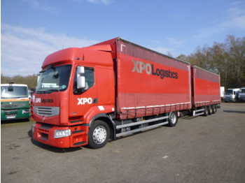 Curtain side truck Renault Premium 460.19 dxi Euro 5 EEV volume curtain sider + Samro trailer: picture 1