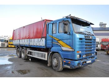 Curtain side truck SCANIA 143 500 6X2: picture 1