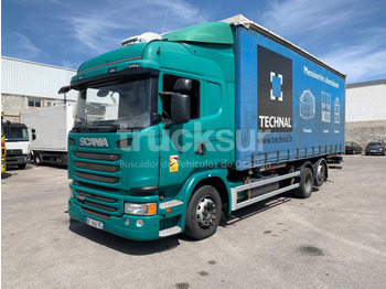 Curtain side truck SCANIA G 400