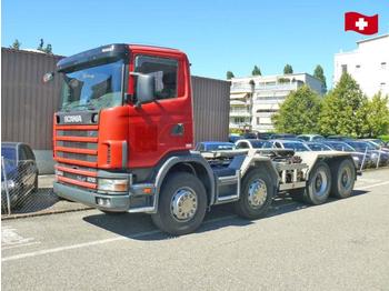 Hook lift truck SCANIA P 124: picture 1