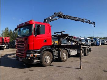 Container transporter/ Swap body truck SCANIA R500 8x4: picture 1