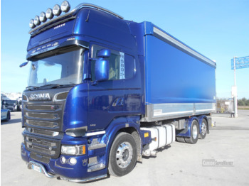 Curtain side truck SCANIA R580: picture 2