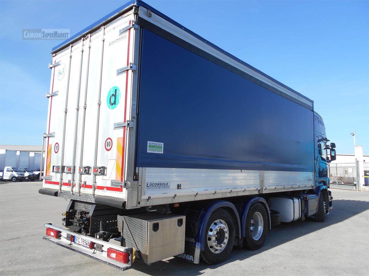 Curtain side truck SCANIA R580: picture 5