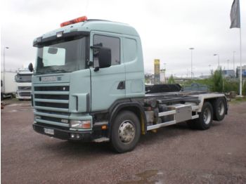 Container transporter/ Swap body truck SCANIA R 144 GB 460: picture 1