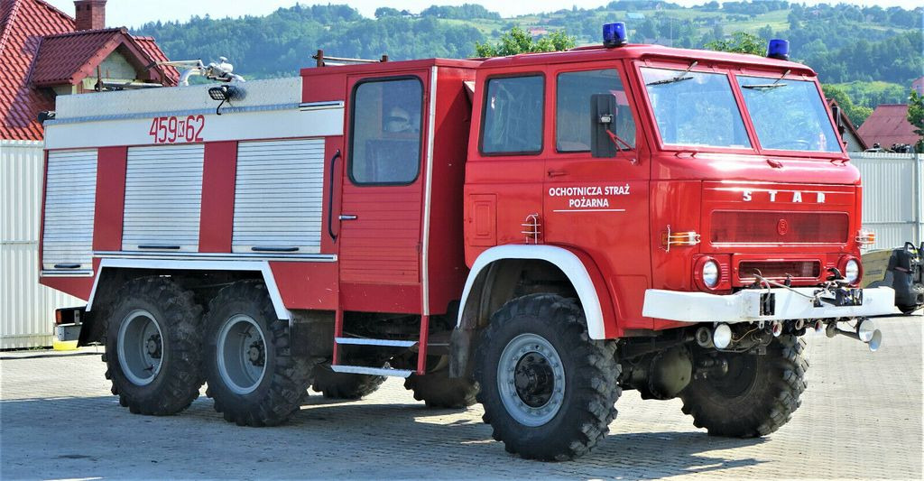 Container transporter/ Swap body truck STAR  266 *Firetruck*6x6!Topzustand!: picture 2